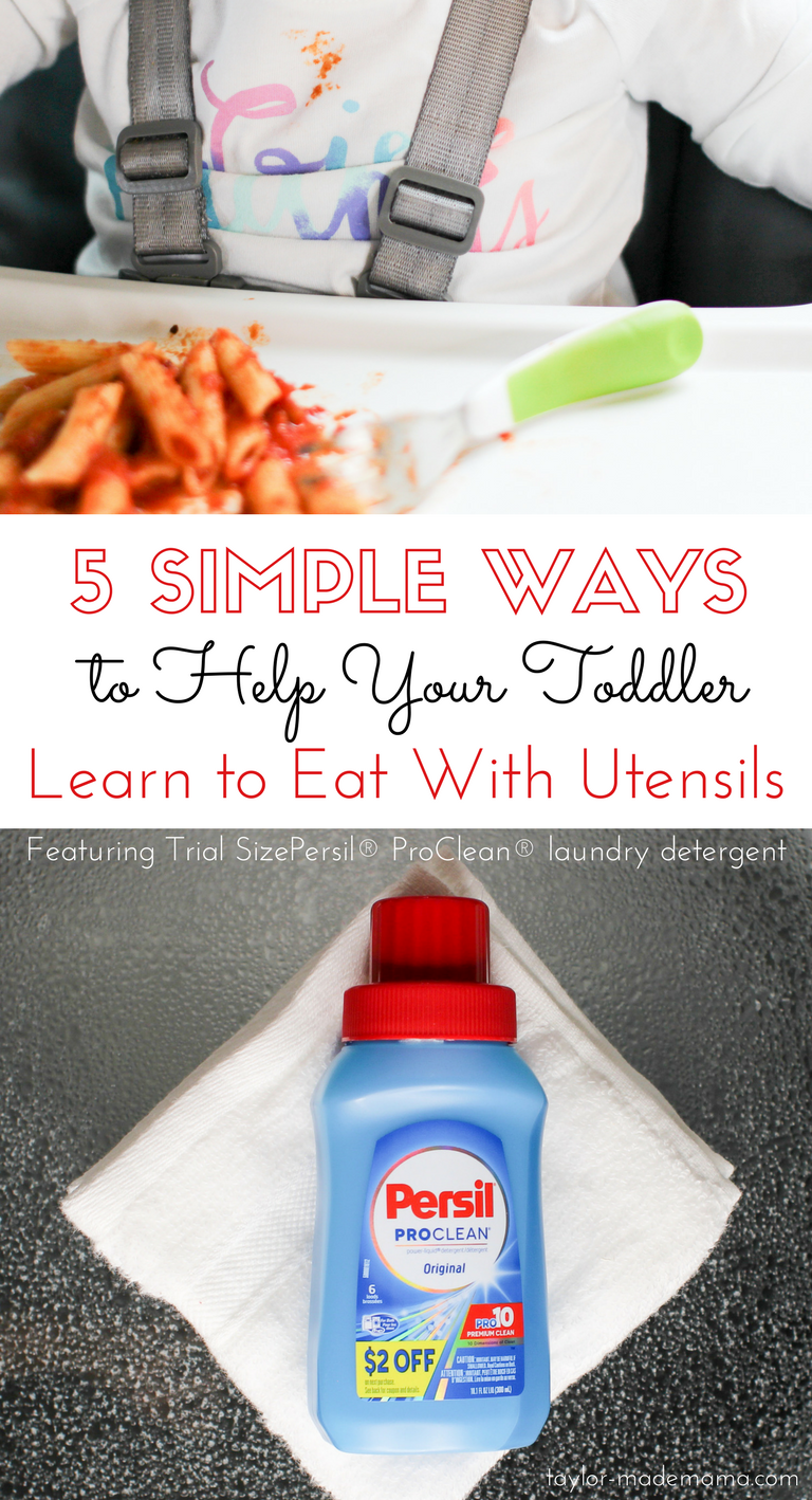 how to teach your toddler to eat with utensils and silverware