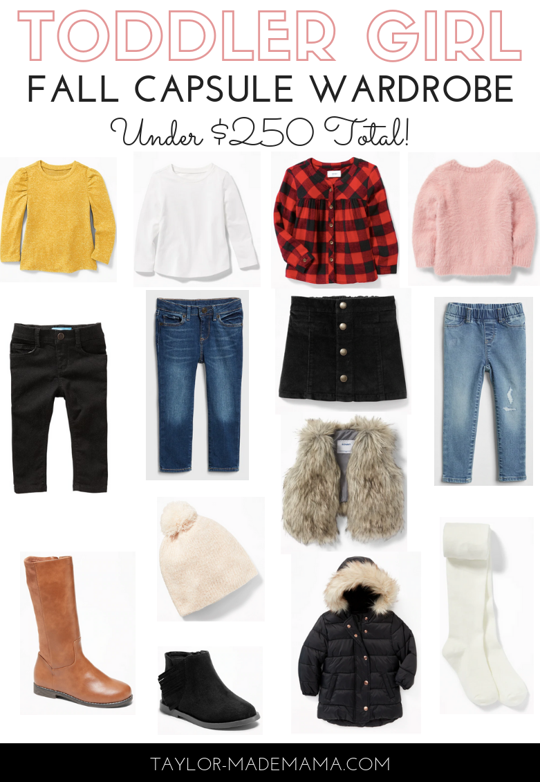 toddler fall fashion and toddler fall capsule wardrobe