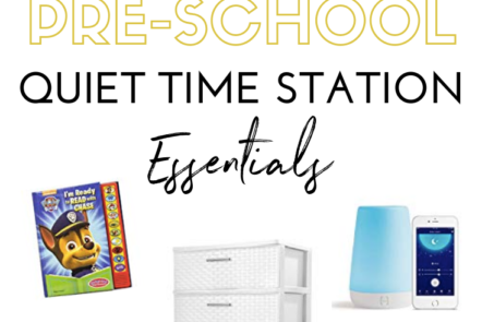 Quiet Time Station Activities For A Pre-schooler