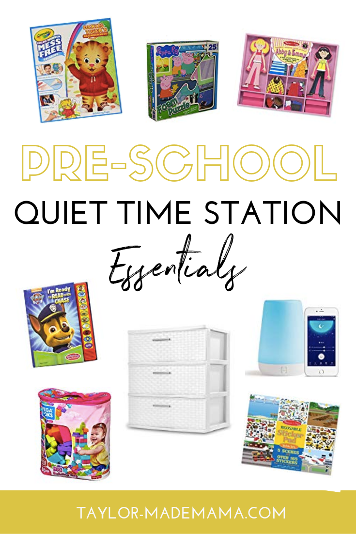 Quiet Time Station Activities For A Pre-schooler